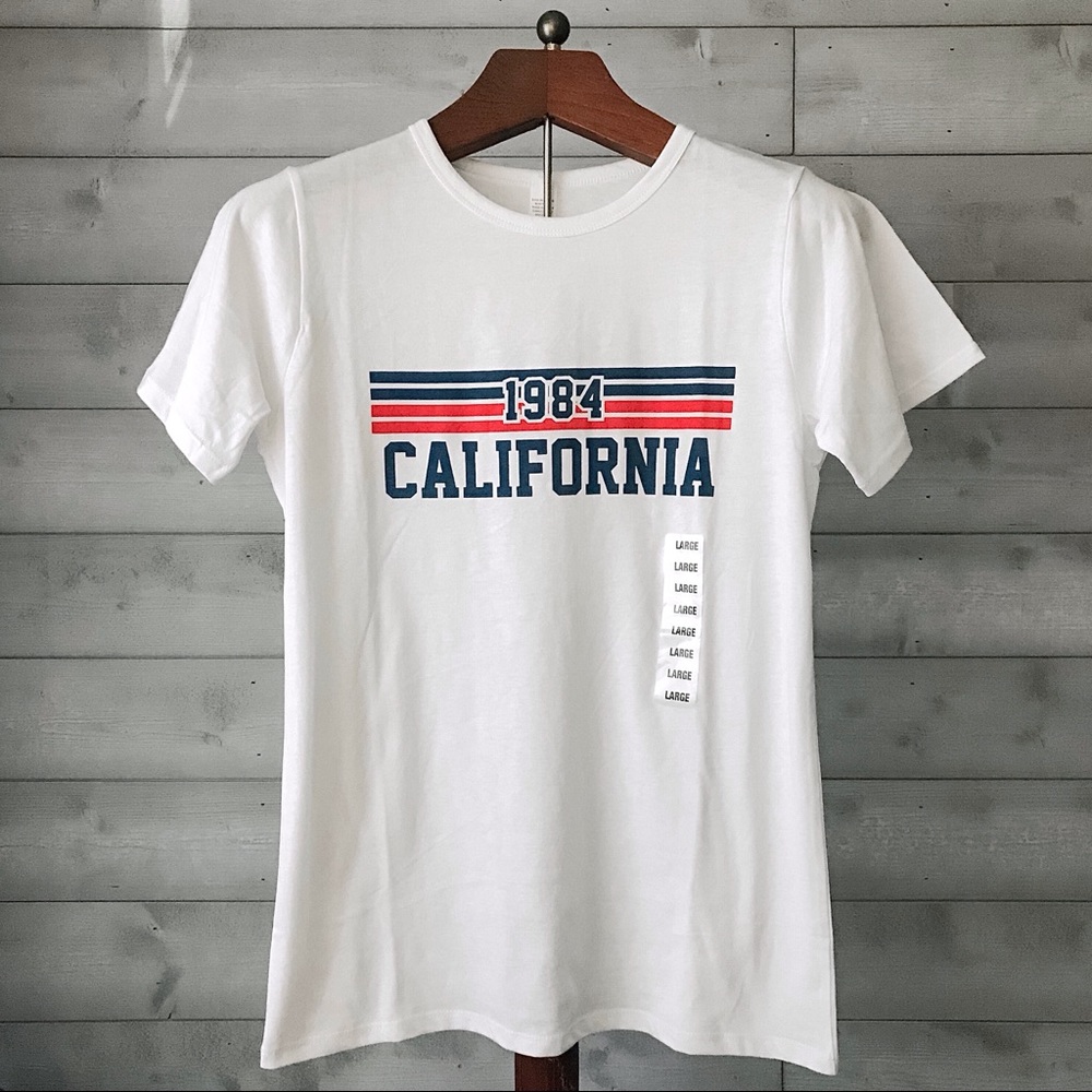 White “1984 California” T-Shirt